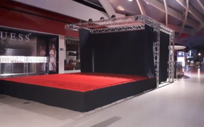 Montage podium sur mesure